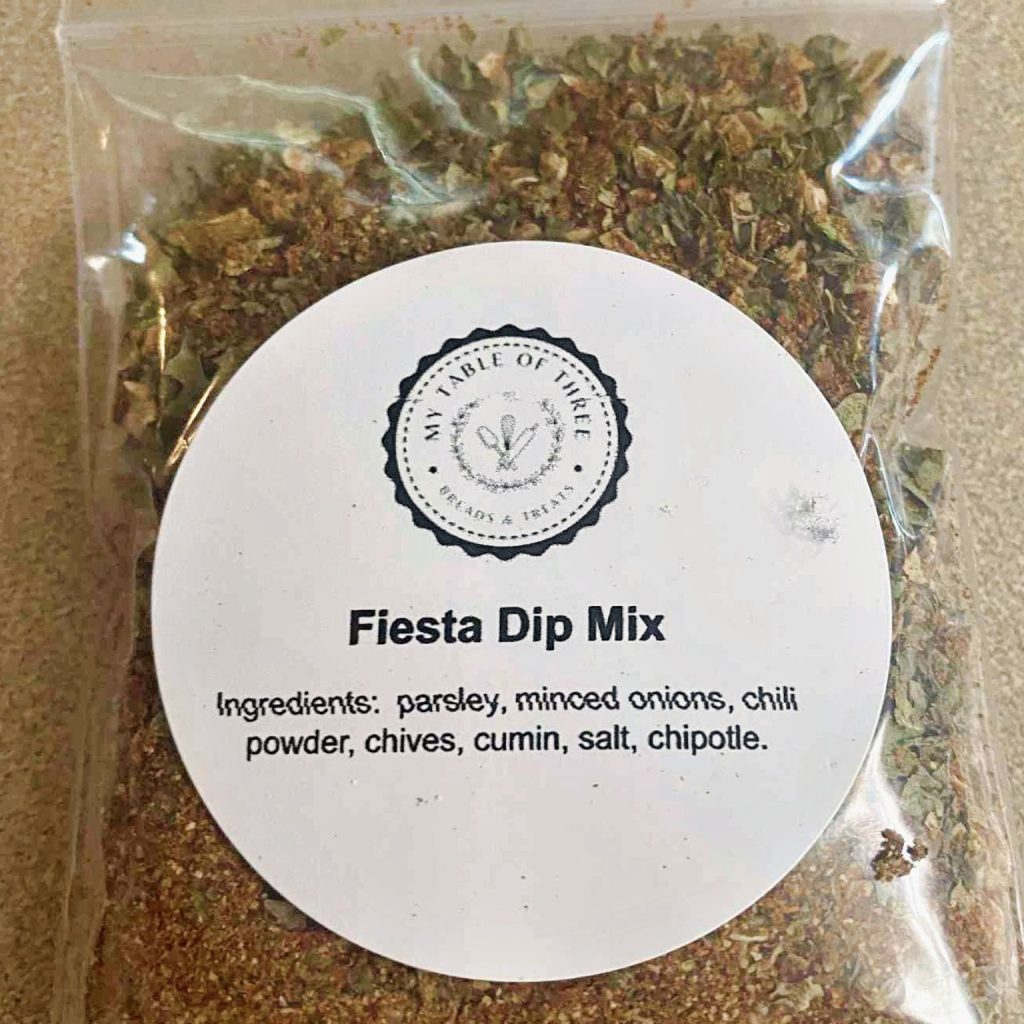 Fiesta Dip Mix from My Table of Three.