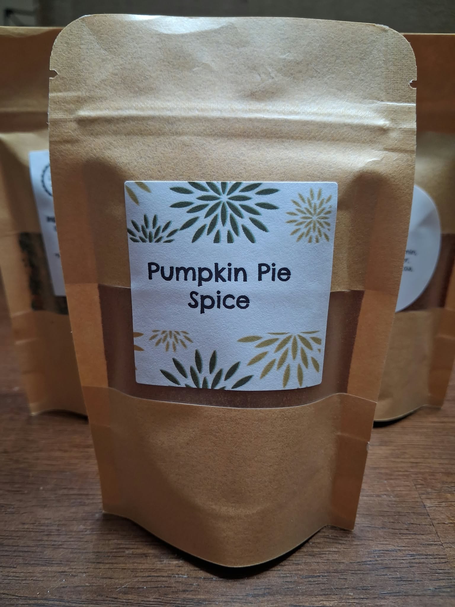 Pumpkin Pie Spice Packet