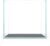 1 Gallon Rimless Fish Tank – 6.29 x 6.29 x 6.29 Inches Cube Style Aquarium – Clear Glass, Space Saving, Durable